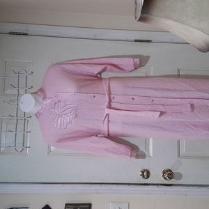 Vintage Robe Italian PinkT&J Vestor , Size 42